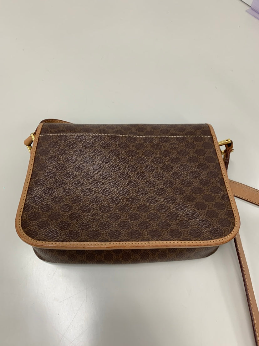 Celine Macadam Coated Toile Sac porté croisé
