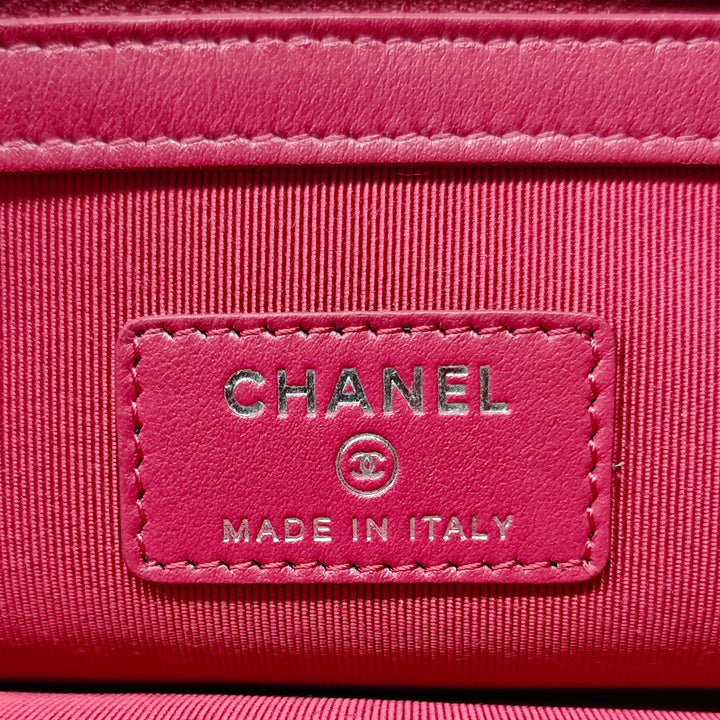 Chanel Large vieilli Cuir de veau Gabrielle O Étui Pochette