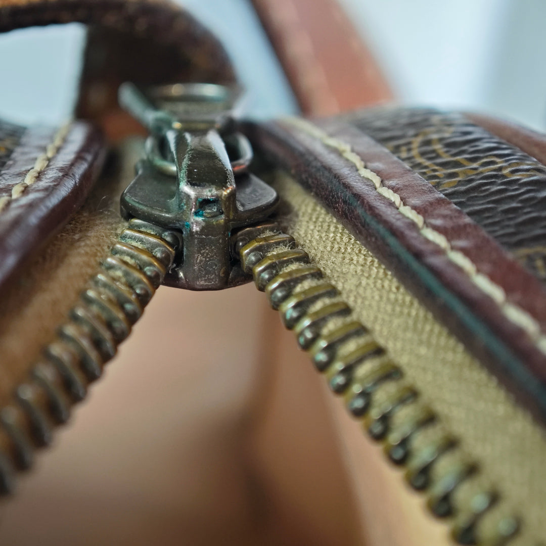Celine Macadam Coated Toile Sac porté croisé