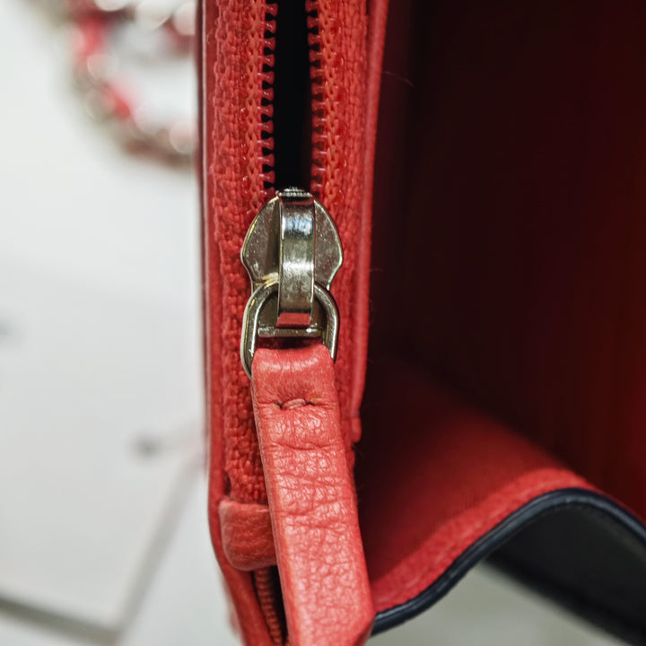 Chanel Matelassé Cuir d’agneau Color Pop CC Wallet on Chain