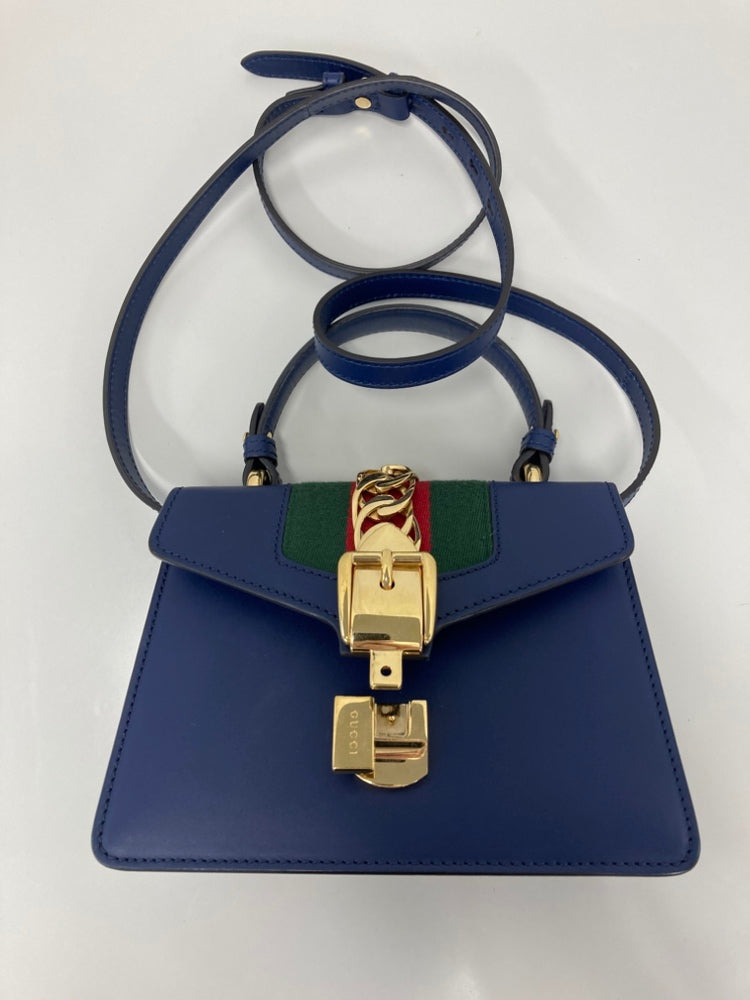 Gucci Mini Cuir de veau Web Sylvie Sac