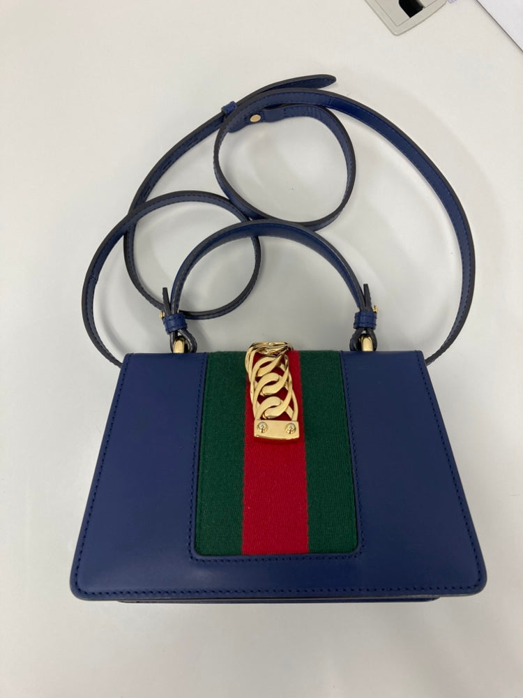 Gucci Mini Cuir de veau Web Sylvie Sac