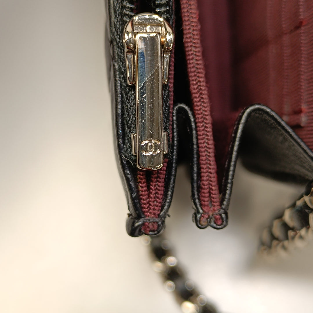 Chanel Mini CC Cuir d’agneau Wallet on Chain