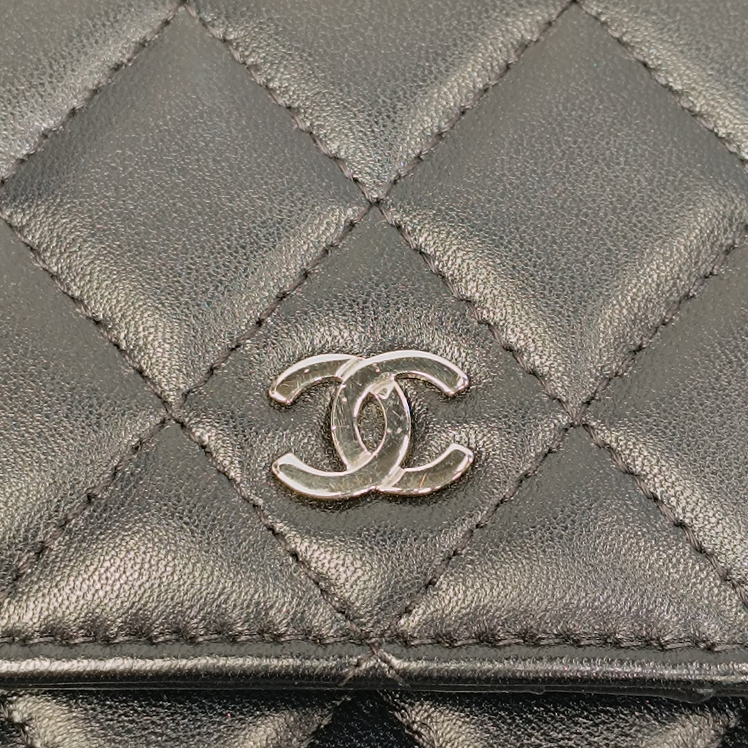 Chanel Mini CC Cuir d’agneau Wallet on Chain