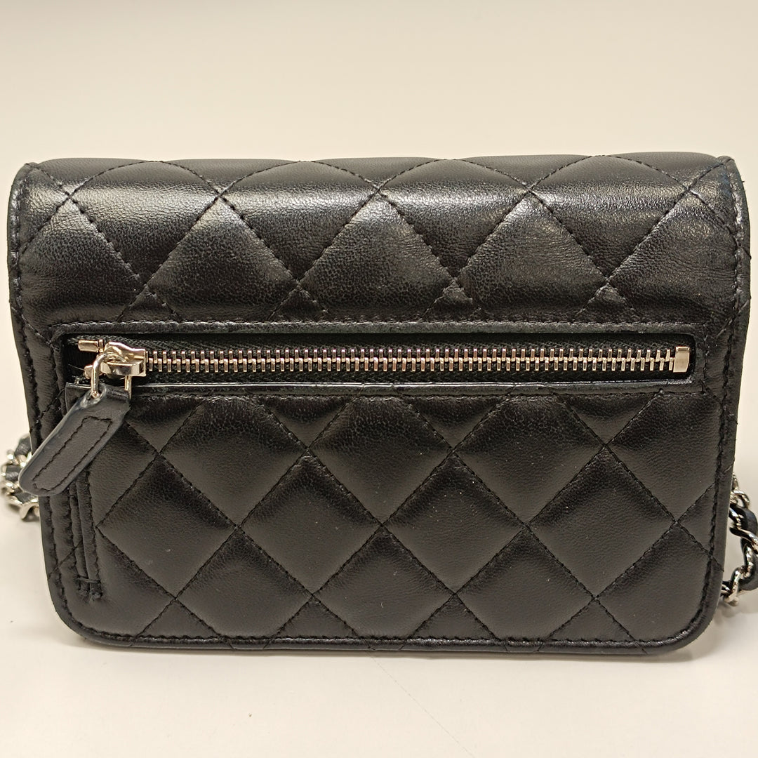 Chanel Mini CC Cuir d’agneau Wallet on Chain