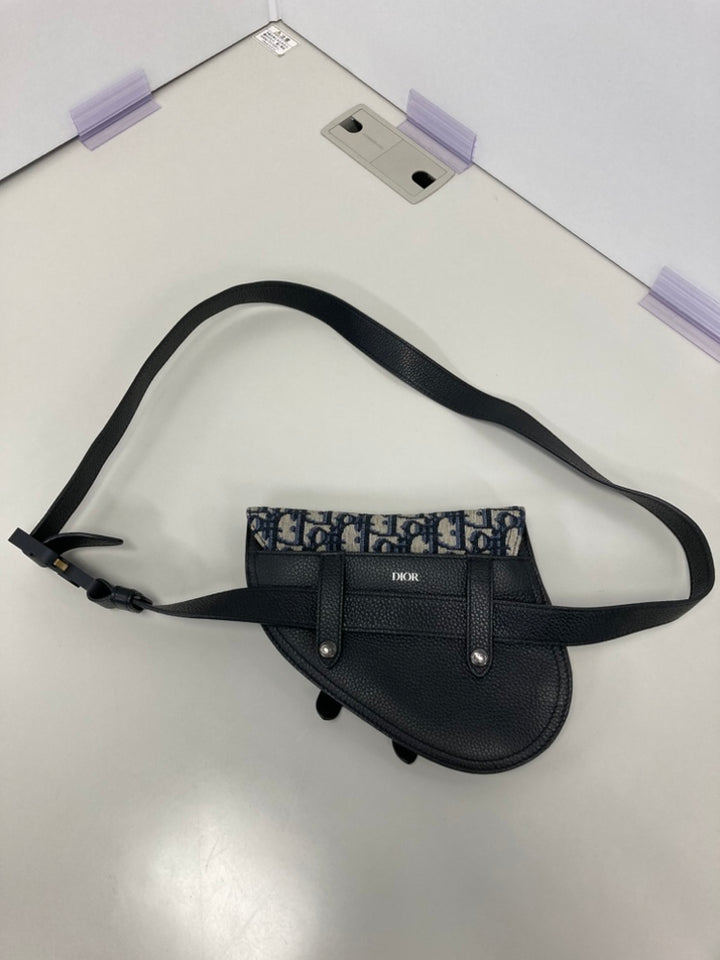 Dior Oblique Toile Saddle Sac ceinture