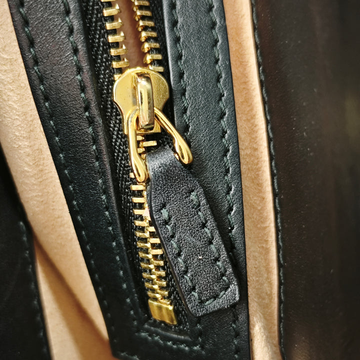 Gucci Small Cuir de veau Bamboo Web Nymphaea Sac