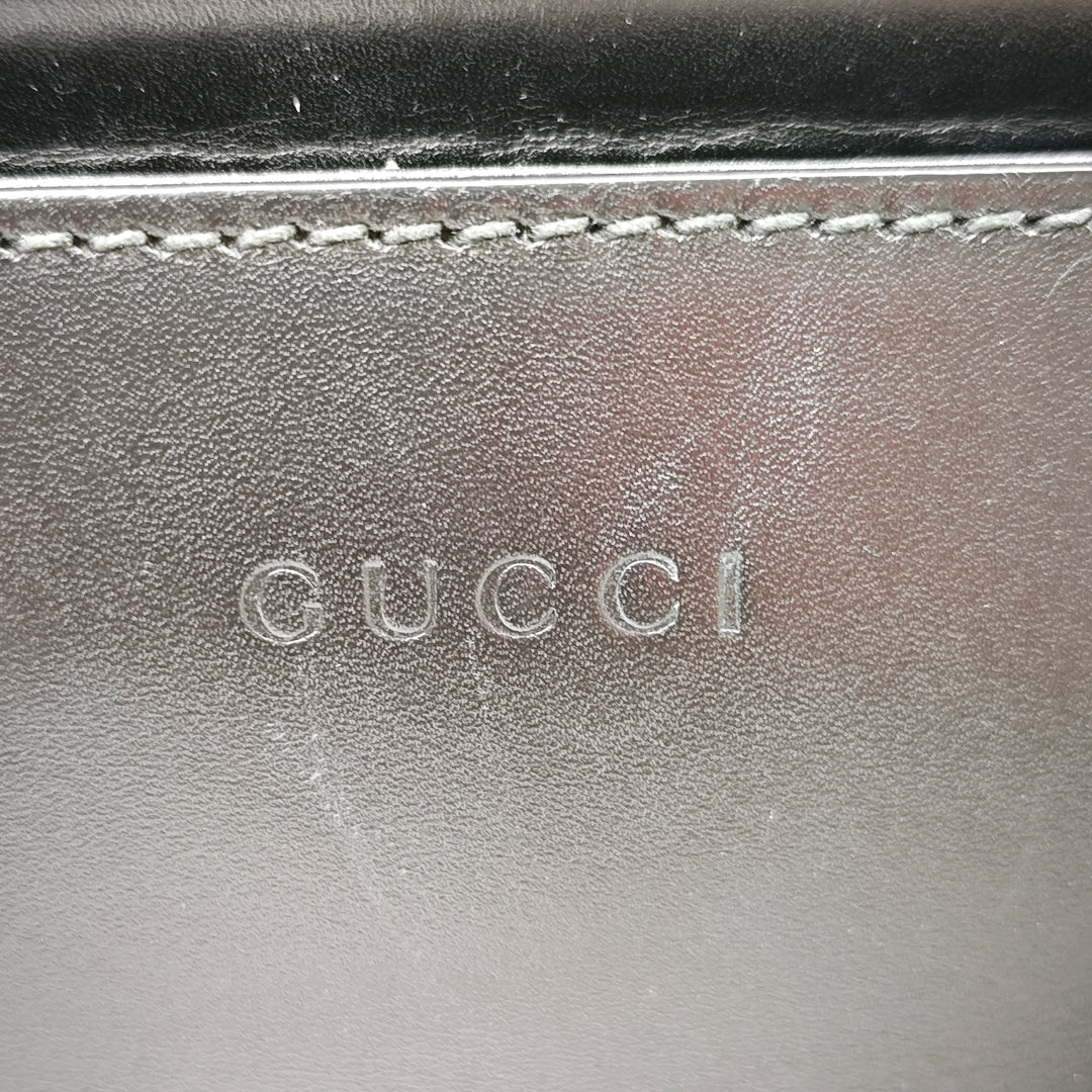 Gucci Small Cuir de veau Bamboo Web Nymphaea Sac
