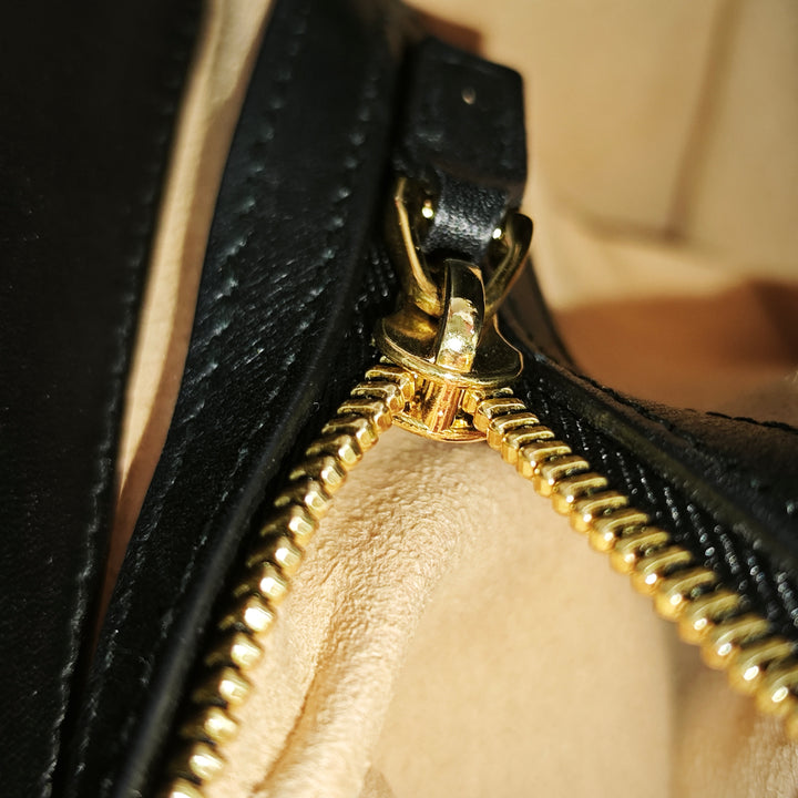 Gucci Small Cuir de veau Bamboo Web Nymphaea Sac