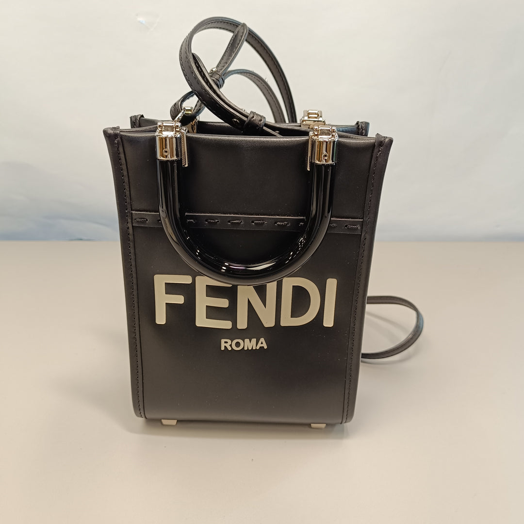 Fendi Mini Cuir Sunshine Shopper Cabas