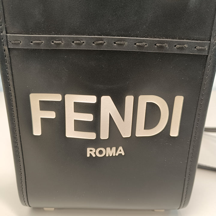 Fendi Mini Cuir Sunshine Shopper Cabas