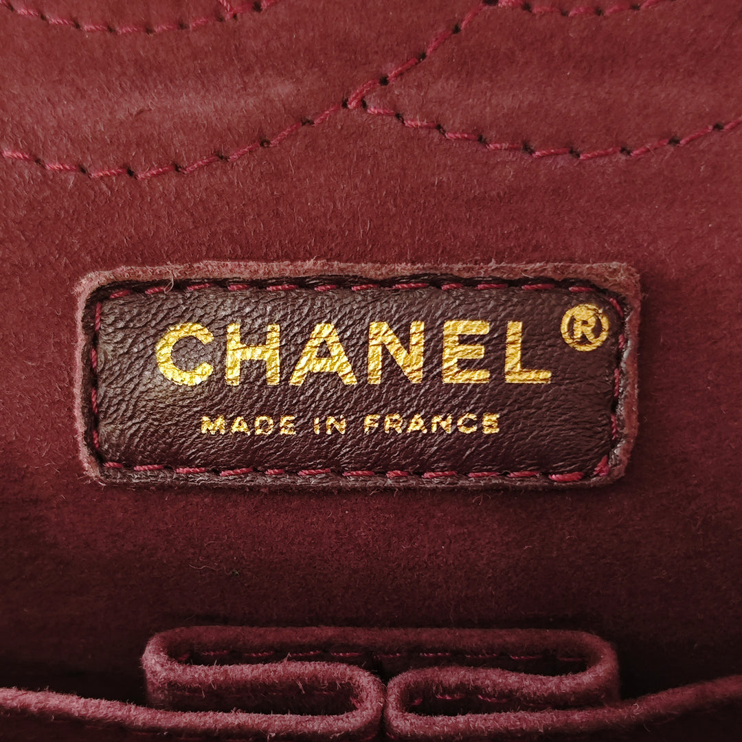 Chanel Cuir de veau Reissue 2.55 Medallion Double rabat 225