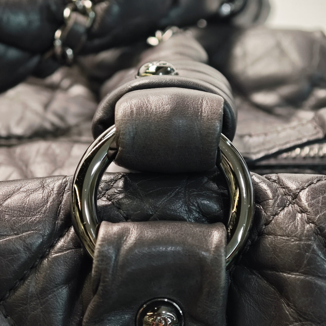 Chanel Small Distressed Cuir d’agneau Lady Braid Cabas