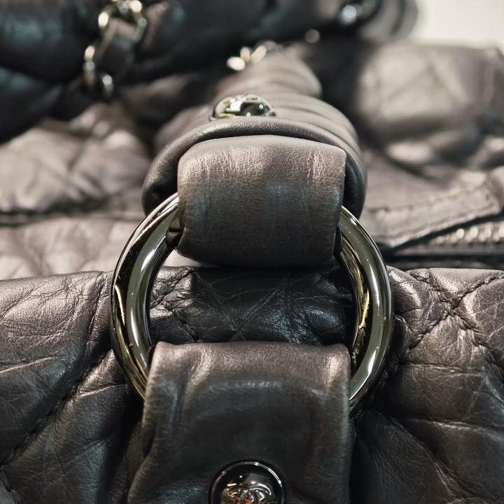 Chanel Small Distressed Cuir d’agneau Lady Braid Cabas