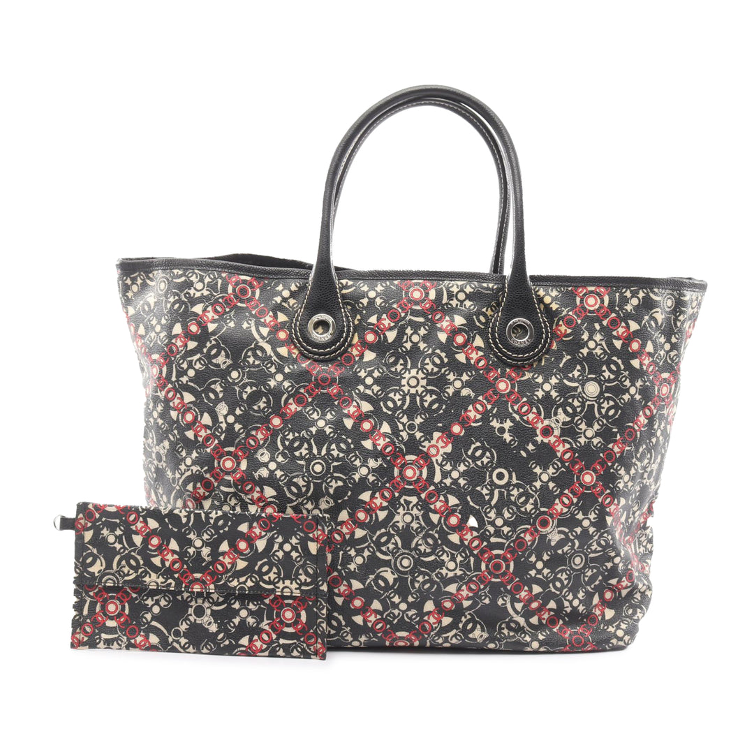 Chanel CC Coated Toile Cabas
