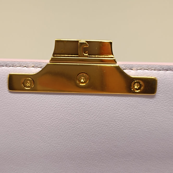 Celine brillant Cuir de veau Claude Chain Sac bandoulière