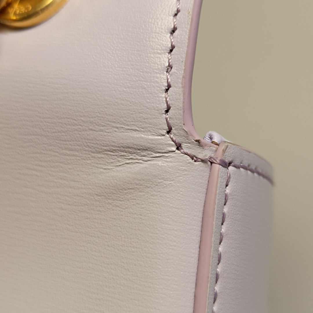 Celine brillant Cuir de veau Claude Chain Sac bandoulière