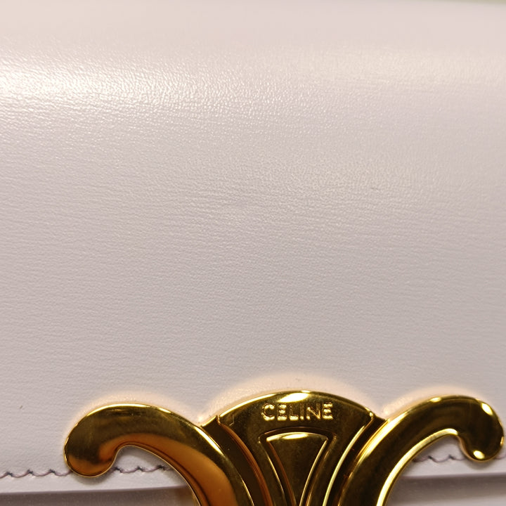 Celine brillant Cuir de veau Claude Chain Sac bandoulière