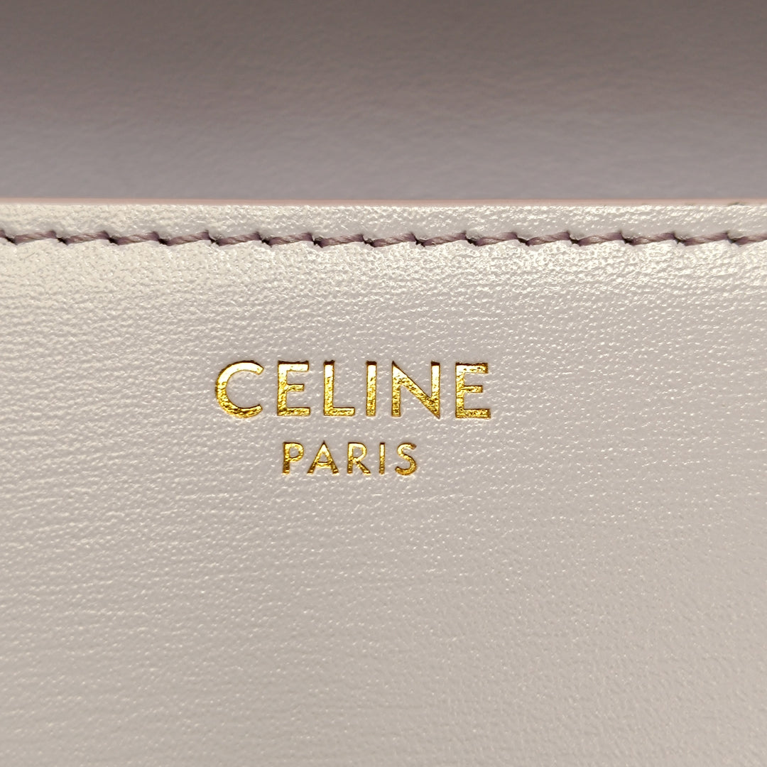 Celine brillant Cuir de veau Claude Chain Sac bandoulière
