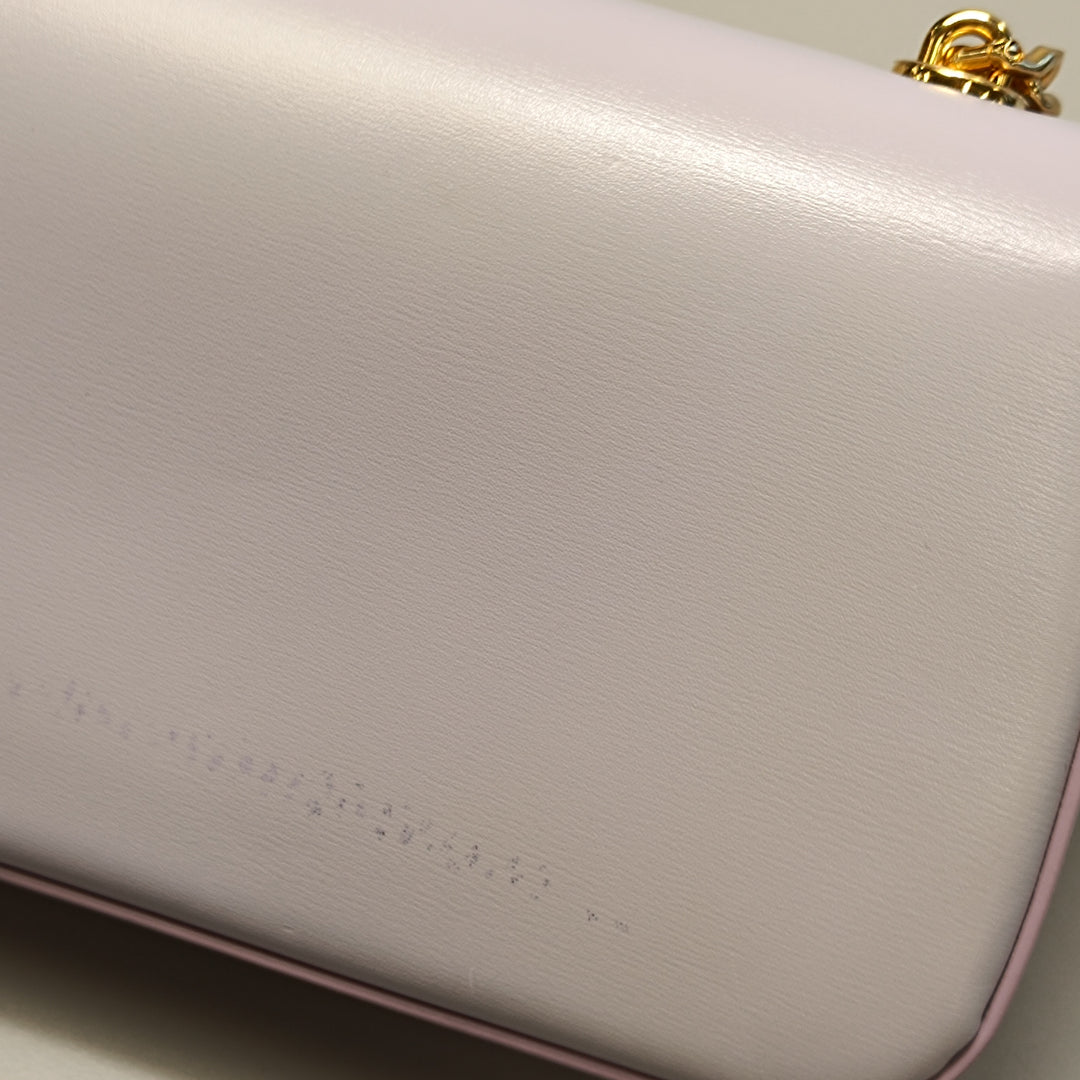 Celine brillant Cuir de veau Claude Chain Sac bandoulière