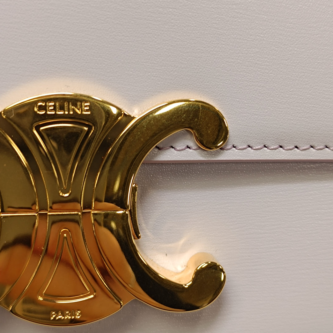 Celine brillant Cuir de veau Claude Chain Sac bandoulière