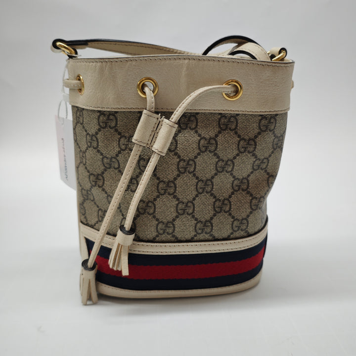 Gucci Mini GG Supreme Web Ophidia Bucket Sac