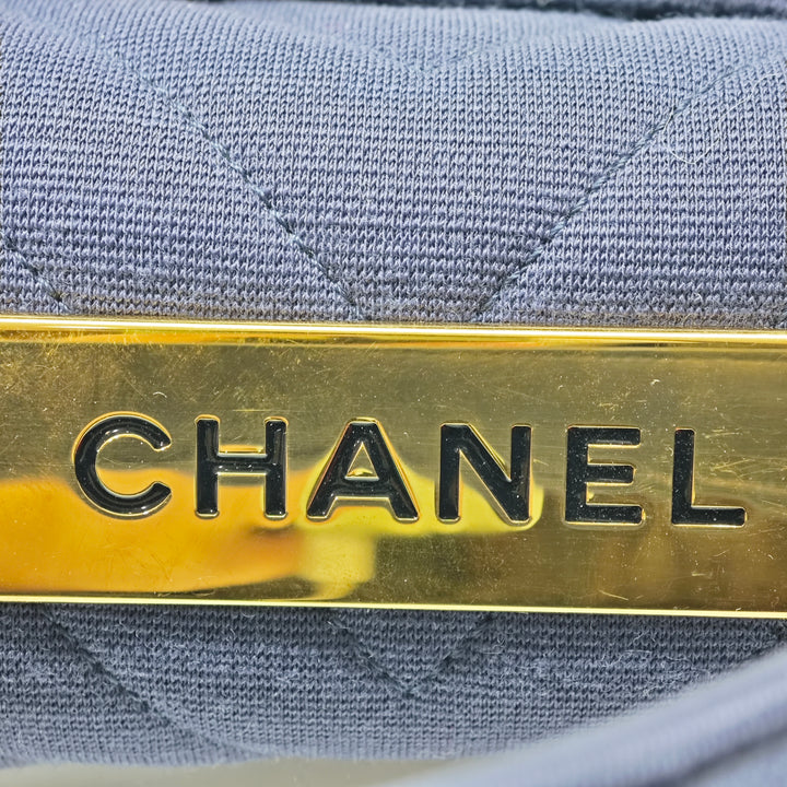 Chanel Small Chevron Jersey Trendy CC anse supérieure à rabat