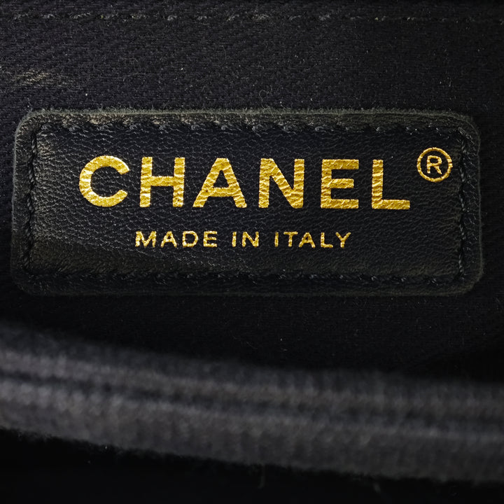 Chanel Small Chevron Jersey Trendy CC anse supérieure à rabat