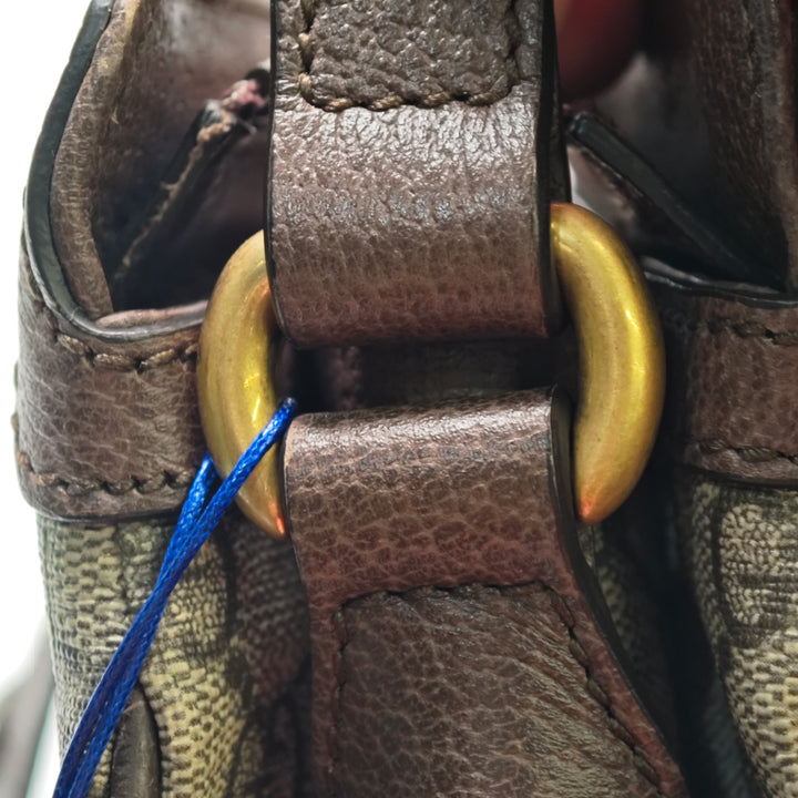 Gucci Medium GG Supreme Web Ophidia Sac porté croisé