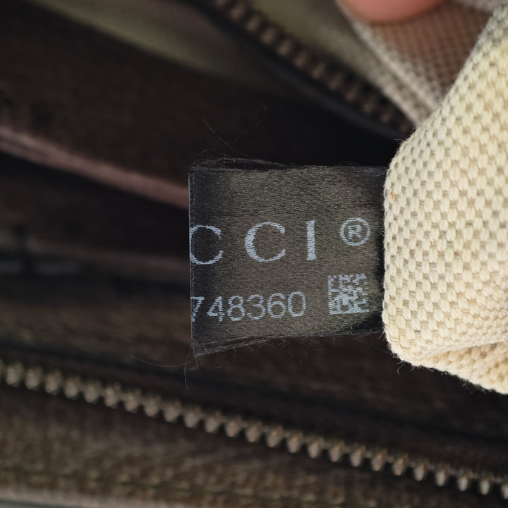 Gucci Medium GG Supreme Web Ophidia Sac porté croisé
