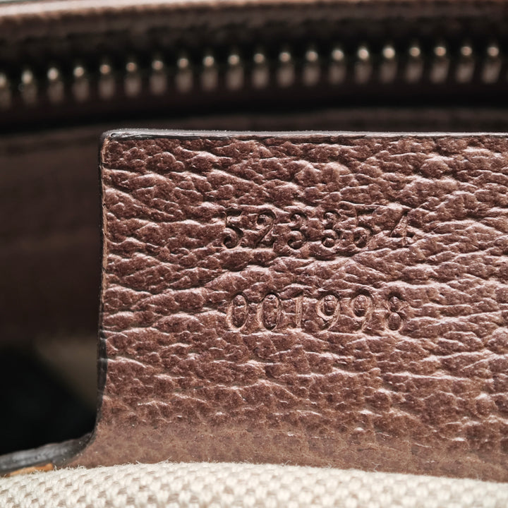 Gucci Medium GG Supreme Web Ophidia Sac porté croisé