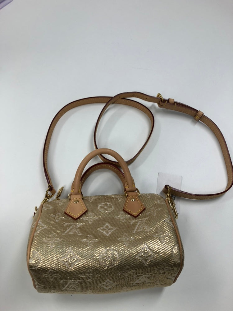 Louis Vuitton Monoglam Nano Speedy Bandouliere