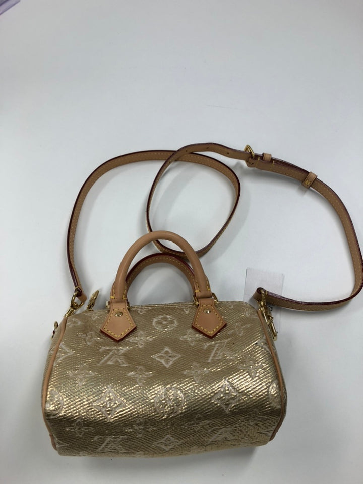 Louis Vuitton Monoglam Nano Speedy Bandouliere