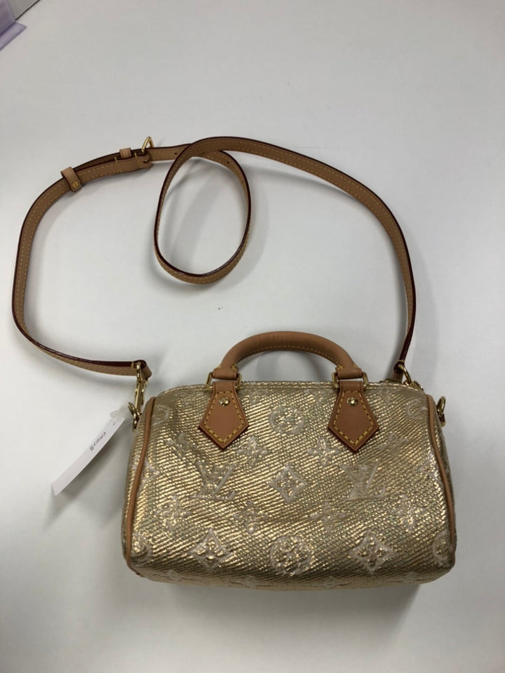 Louis Vuitton Monoglam Nano Speedy Bandouliere