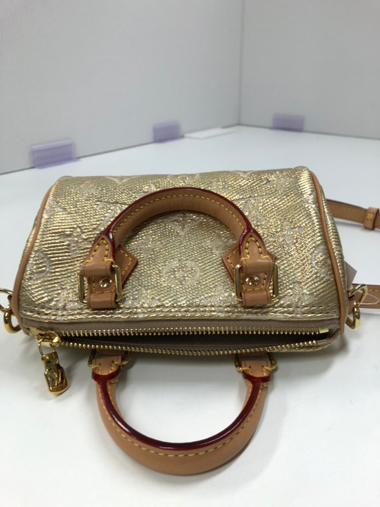 Louis Vuitton Monoglam Nano Speedy Bandouliere