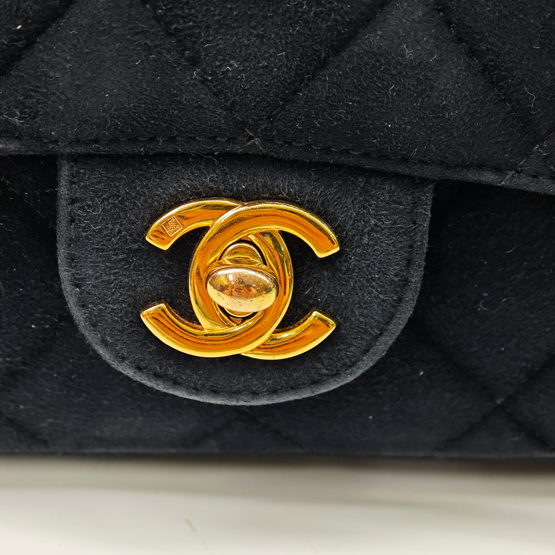 Chanel Extra Mini Rectangular Classic Daim Simple rabat