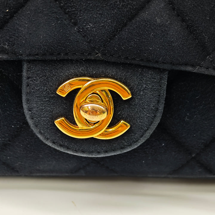 Chanel Extra Mini Rectangular Classic Daim Simple rabat