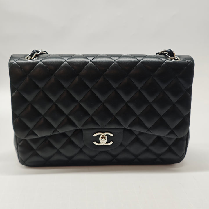 Chanel Jumbo Classic Cuir d’agneau Double rabat