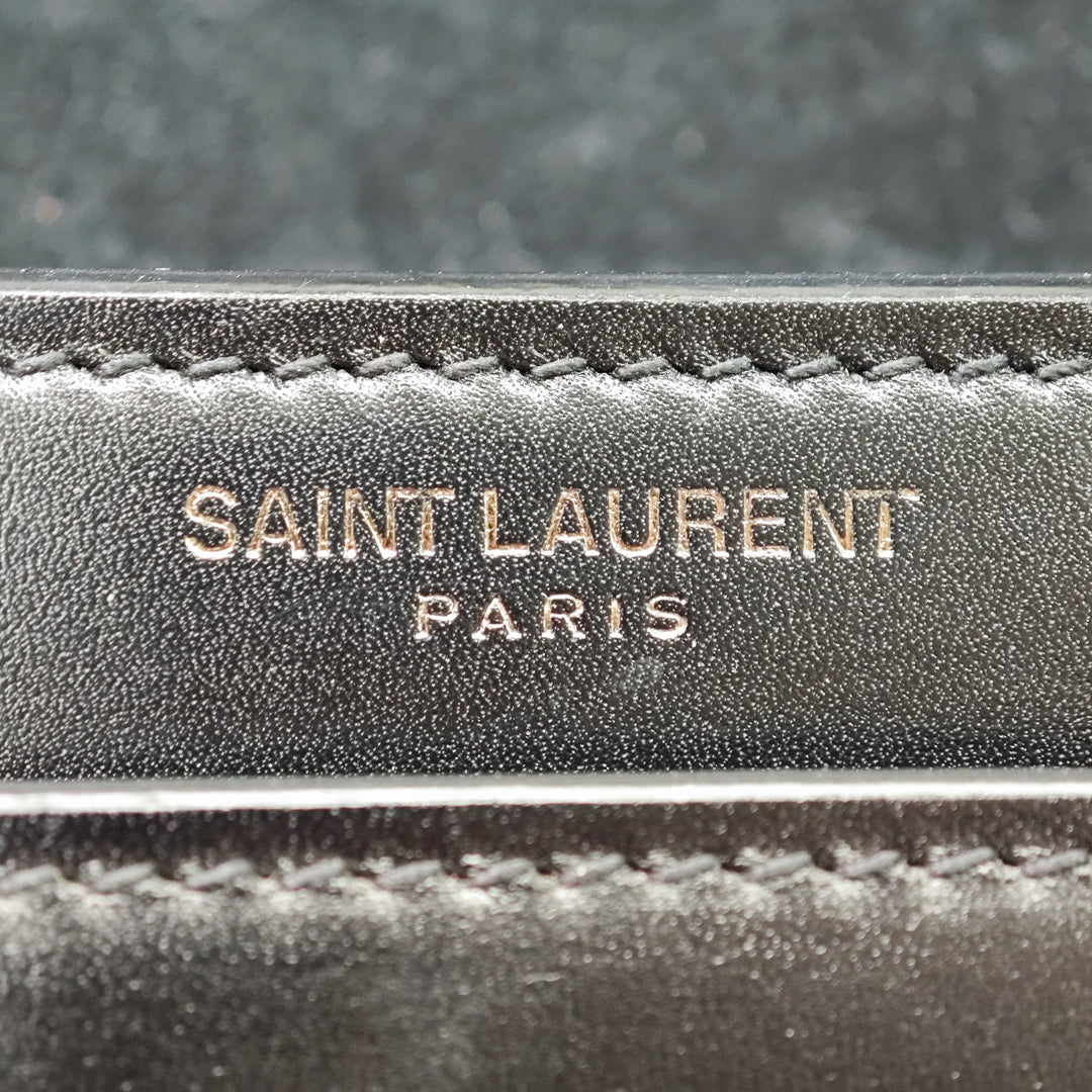 Saint Laurent Medium clouté Daim et Cuir de veau Monogram Sunset Sac porté croisé