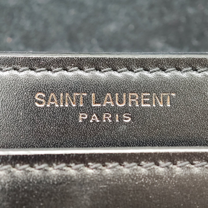Saint Laurent Medium clouté Daim et Cuir de veau Monogram Sunset Sac porté croisé