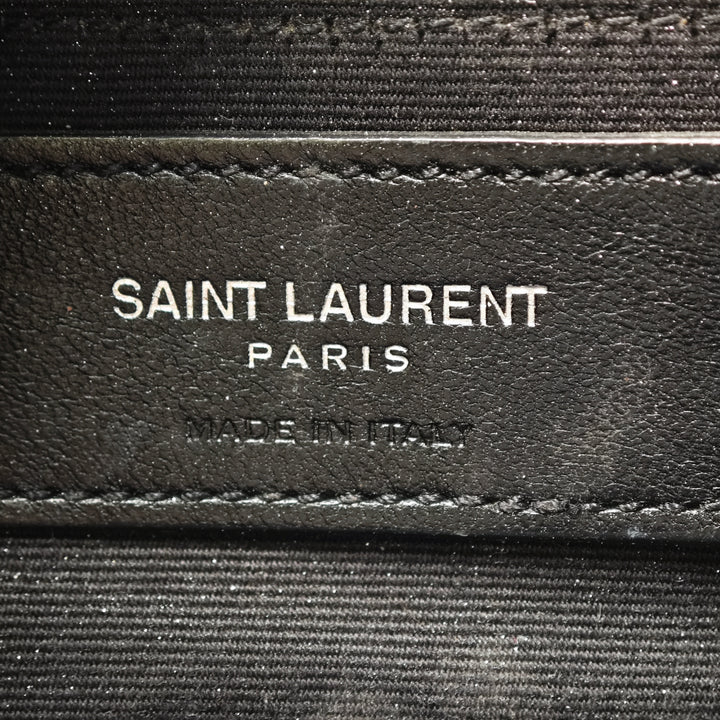 Saint Laurent Toy Metallic Crackled Cuir de veau Monogram West Hollywood Sac porté croisé