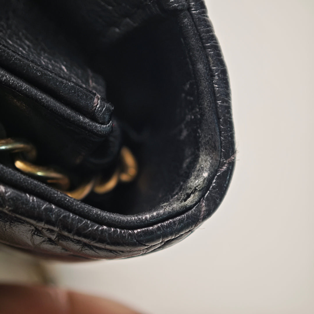 Chanel Matelassé vieilli Cuir de veau Reissue 2.55 Wallet on Chain