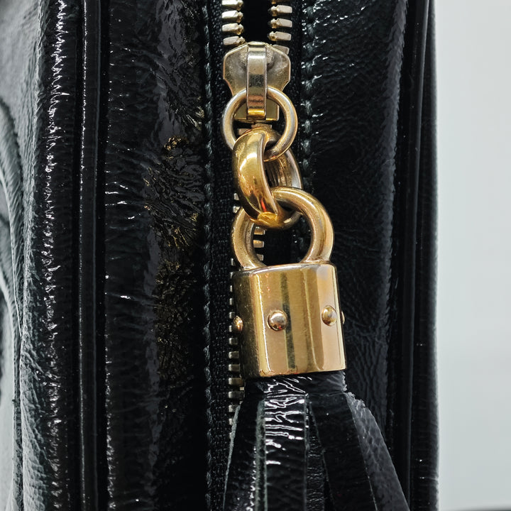 Gucci Cuir verni Soho Disco Sac porté croisé