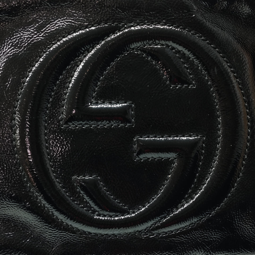 Gucci Cuir verni Soho Disco Sac porté croisé