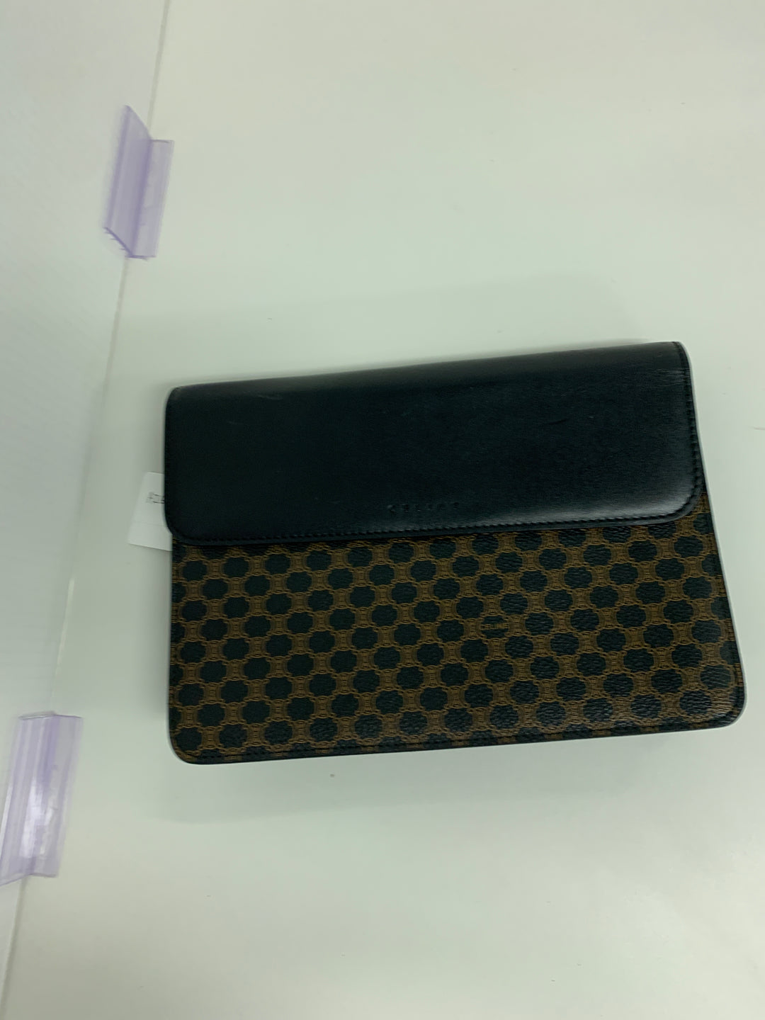 Celine Macadam Coated Toile et Cuir Pochette