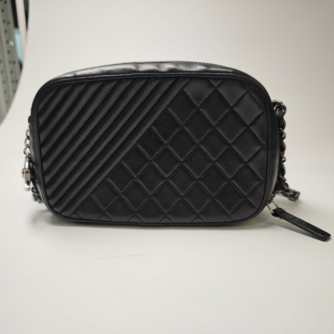 Chanel Mini Matelassé Cuir d’agneau Coco Boy Sac caméra