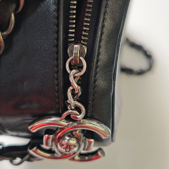 Chanel Mini Matelassé Cuir d’agneau Coco Boy Sac caméra