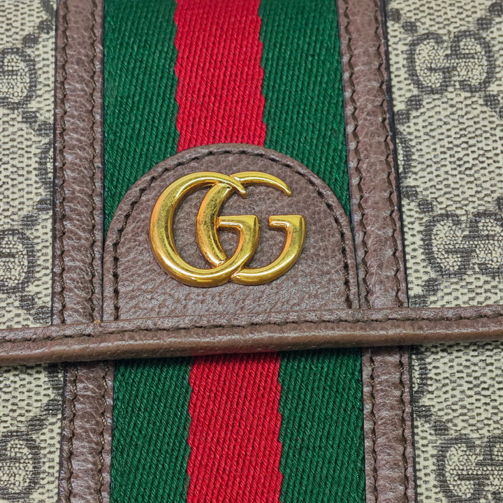 Gucci Mini GG Supreme Web Ophidia Sac porté croisé