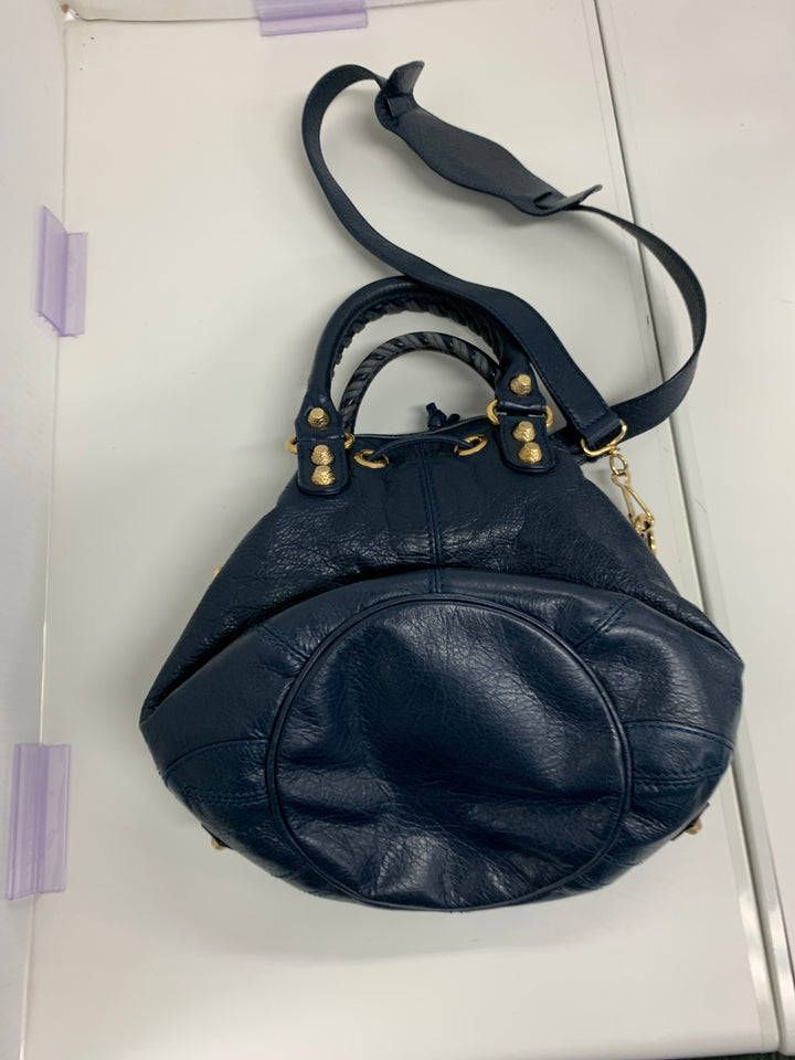 Balenciaga Mini Cuir d’agneau Motocross Giant 12 Pompon Sac