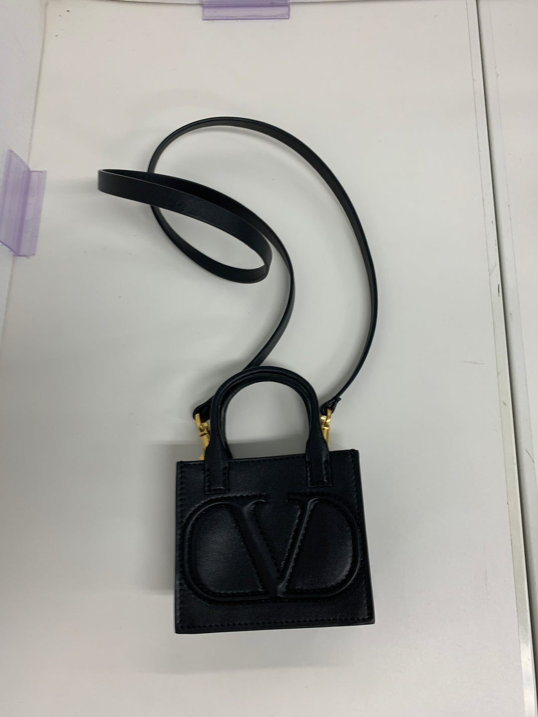 Valentino Mini Cuir VLogo Walk Cabas
